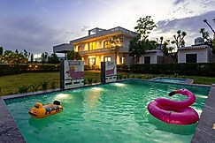 Alaya Stays Fable Farm | 4 BHK Villa with Private Pool & Gazebo, Jaipur
